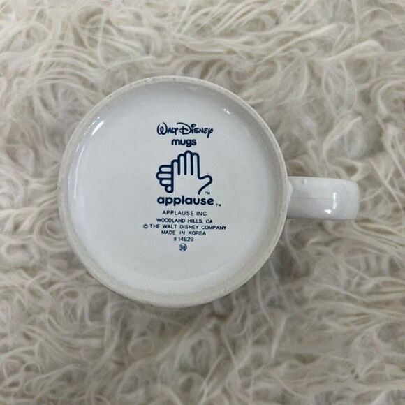 Vintage Walt Disney Mug Fancy Donald And Daisy Duck Applause Mug Maroon & White - Picture 3 of 9